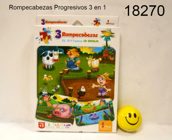 Imagen de ROMPECABEZAS PROGRESIVO LA GRANJA 3.25